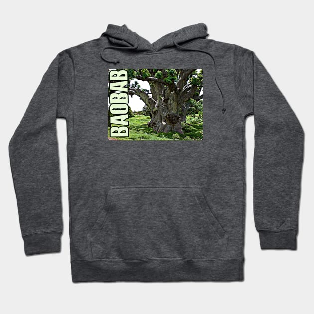 "Gouye Sipi" the Ancient Mystical Sacred Baobab Tree Hoodie by Tony Cisse Art Originals